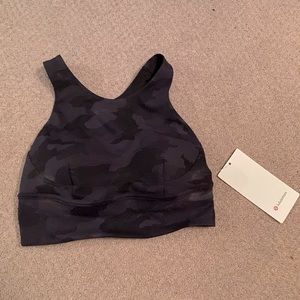 NWT Lululemon camo sports bra Sz 6